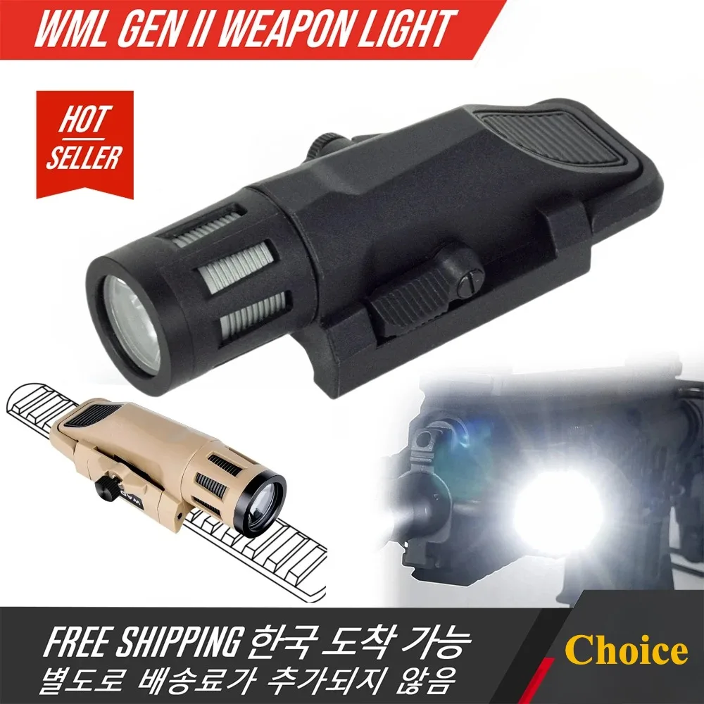Timing Light Gun - Taktyczna latarka LED WML-G2 z białym