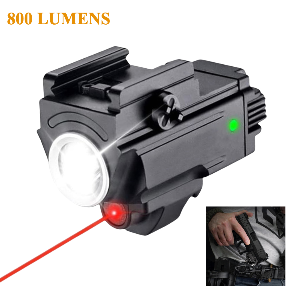 Timing Light Gun - 800 lumenów Taktyczna latarka LED Combo