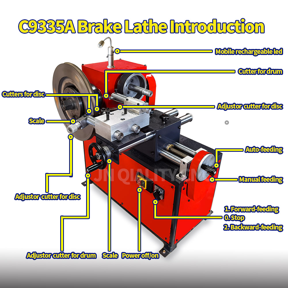 Tokarka do tarcz hamulcowych i – Brake Drum Lathe recenzja i cena