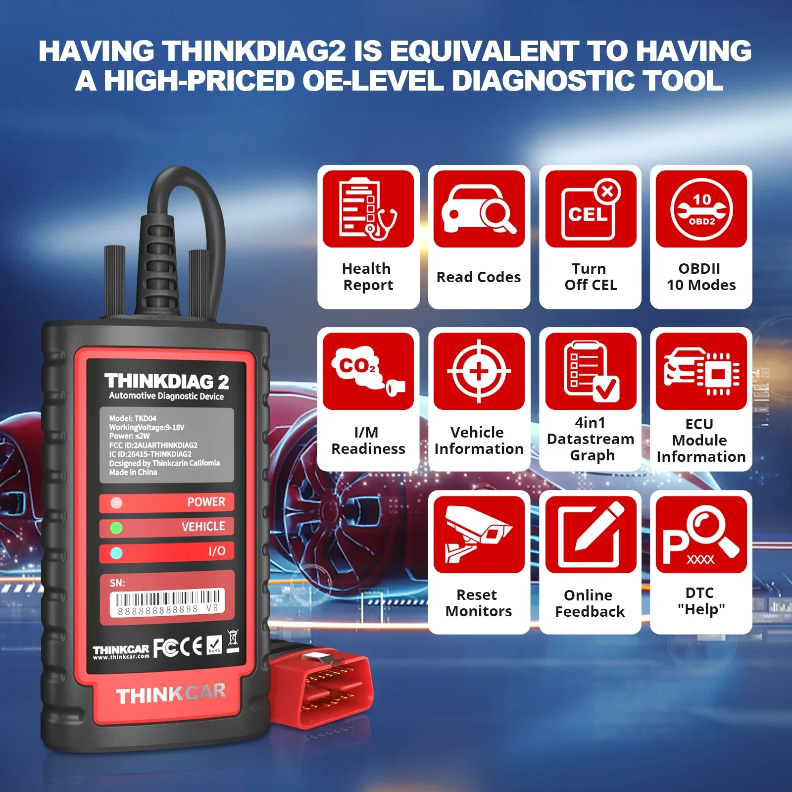 Skaner samochodowy 2026 Premiu – Car Diagnostic Tool recenzja i cena