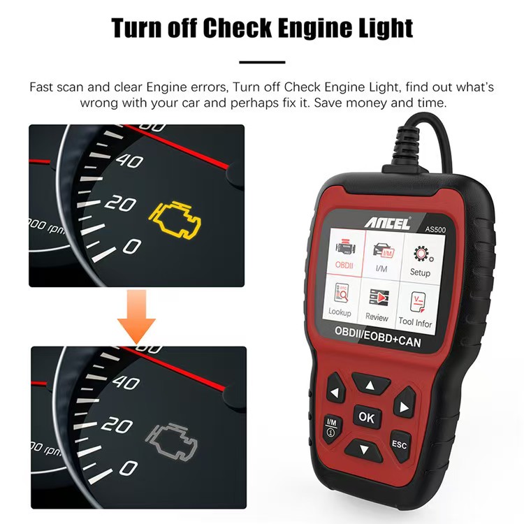 Wszystkie funkcje OBDII, obsłu – Car Diagnostic Tool recenzja i cena