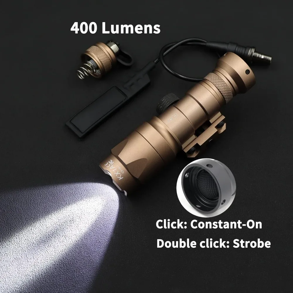 Latarka taktyczna M600C M300A  – Timing Light Gun recenzja i cena
