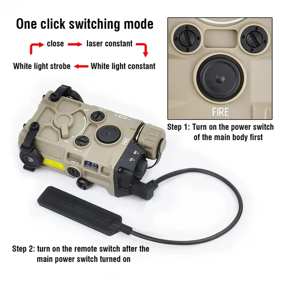 Taktyczna latarka LED z nylonu – Timing Light Gun recenzja i cena